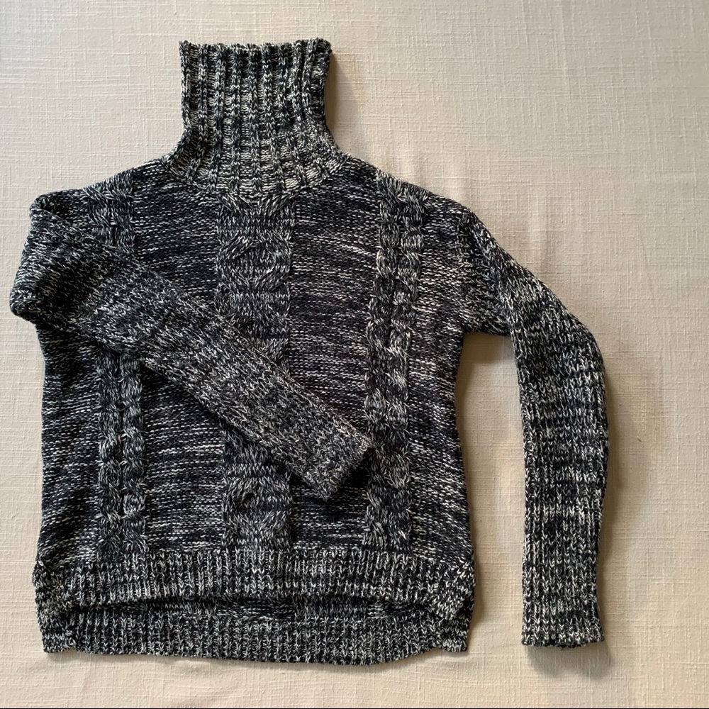 Forever21 Salt & Pepper Turtle Neck